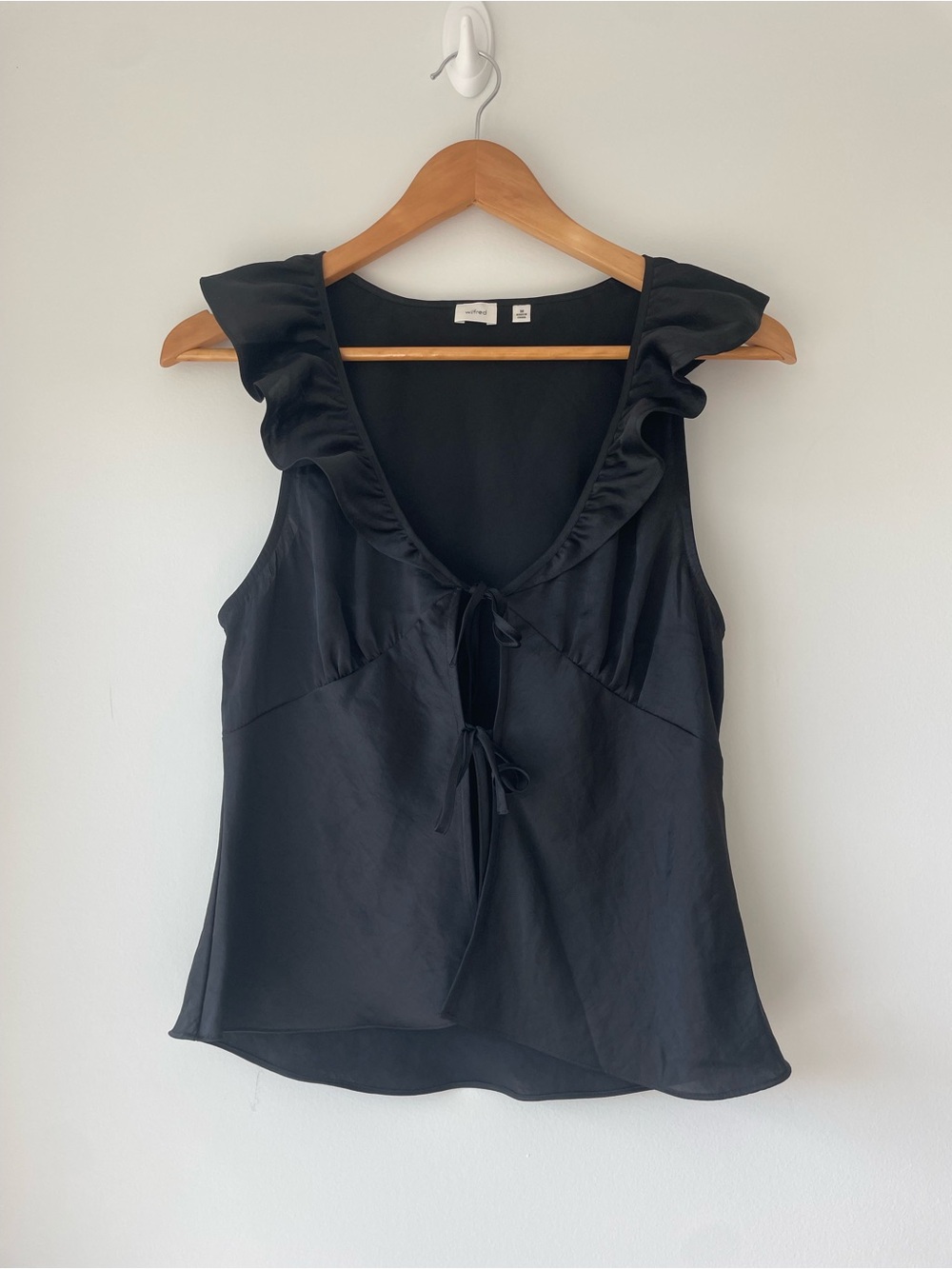 Aritzia Tonka Satin Blouse